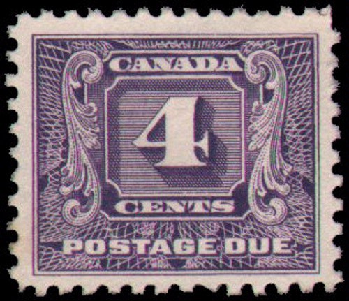Canada #J6-J10 set MH