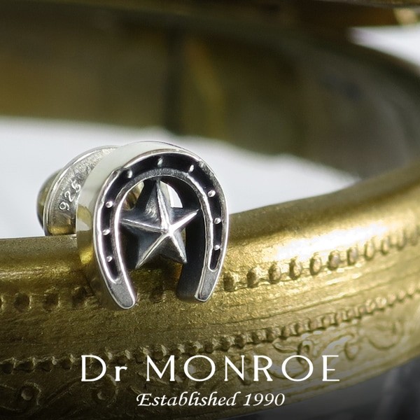 Dr. Monroe Star Horseshoe Stud Earring (Single) Sterling Silver 925