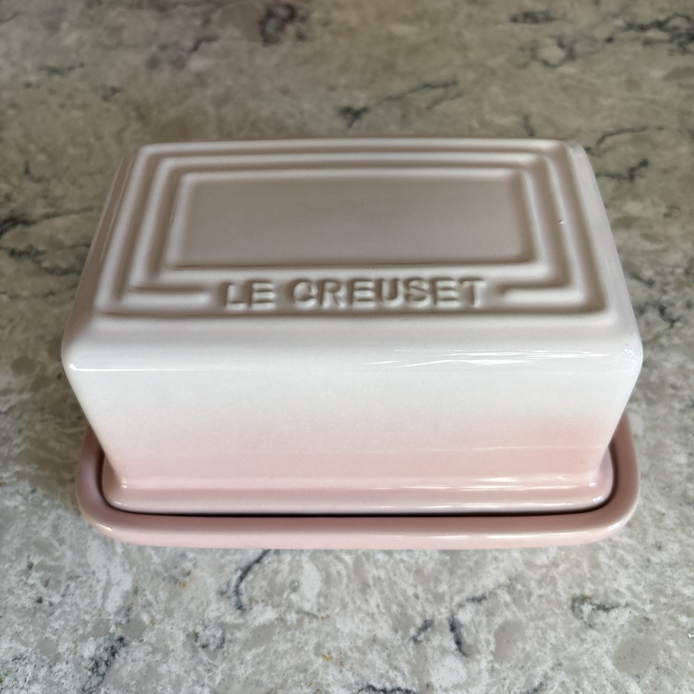 Le Creuset Shell Pink Butter Dish