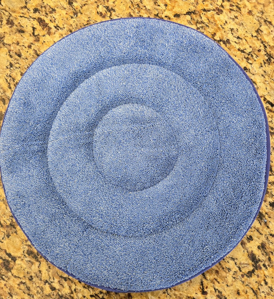 MicroFiber Blue Bonnet Carpet Cleaning Bonnet (3 Pack) 19"