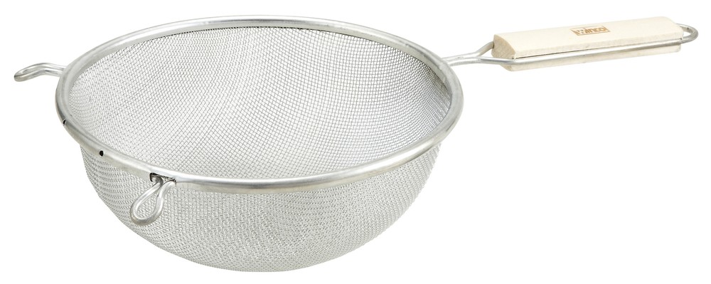 6-1/4" Single Mesh Strainer, Medium, Tin (12 Each)