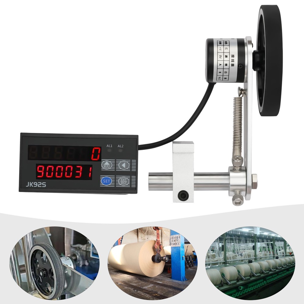 Rolling Wheel Electronic Digital Meter Counter Length Measure Tool w/ Encoder US