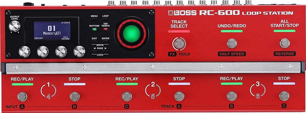 BOSS RC-600 Loop Station Looper Sequencer Effect Pedal Numerous Rhythm Patterns