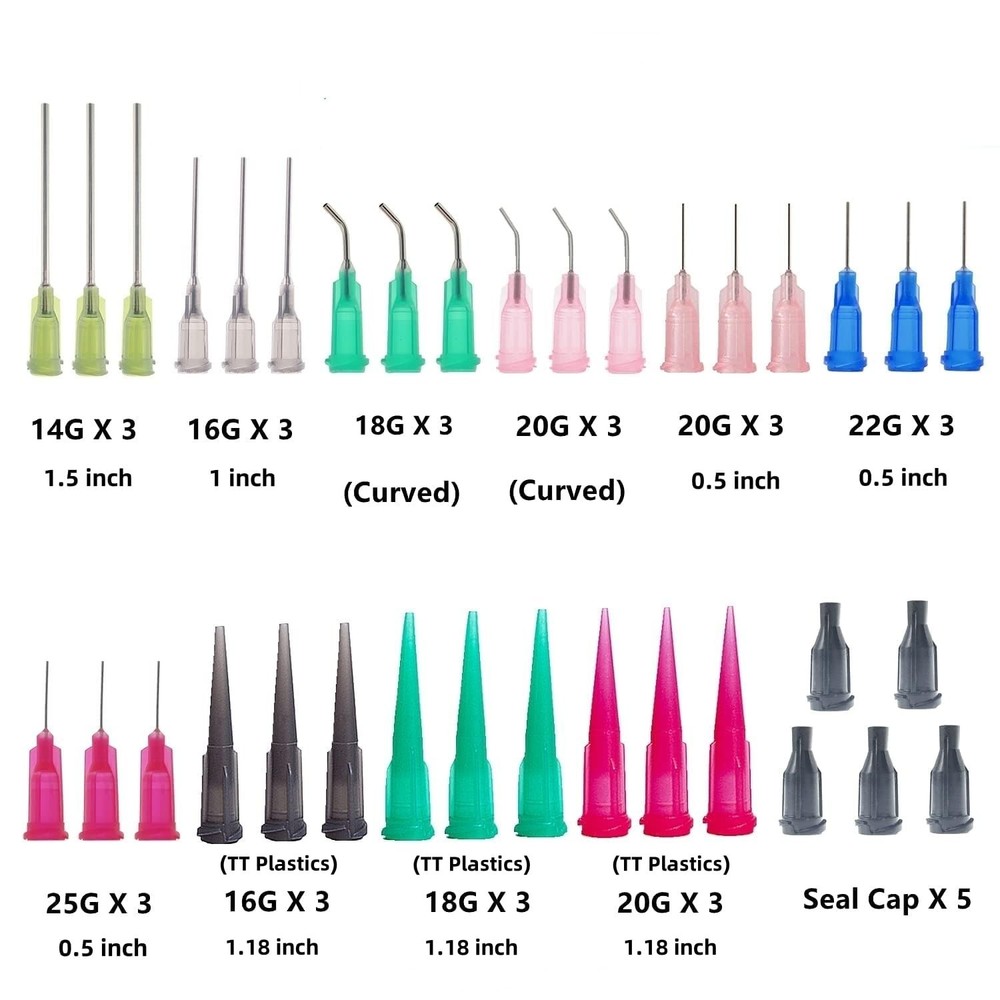 31-Pack Glue Measuring Dispenser Set with Refillable Bottles for Precision Use