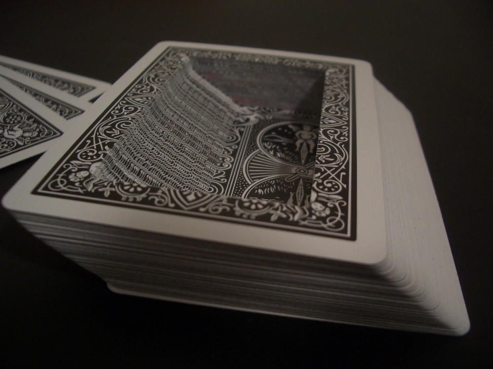 HOLLOW DECK, Secret Compartment, Hide object in playing cards! BICYCLE BLACK