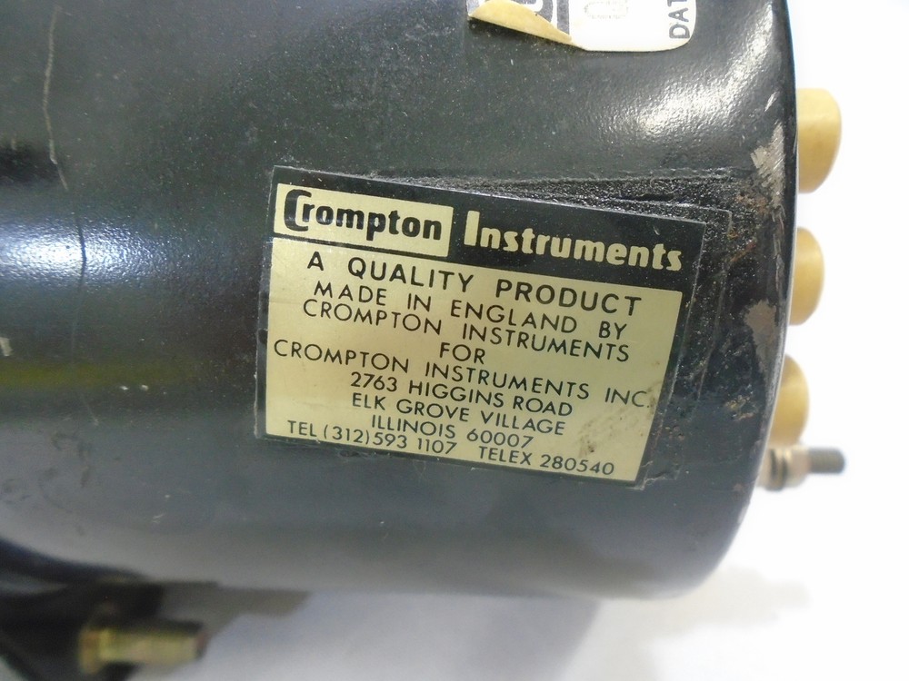 CROMPTON INSTRUMENTS AA-LSSJ TYPE 077-08 AC AMP METER 0-600