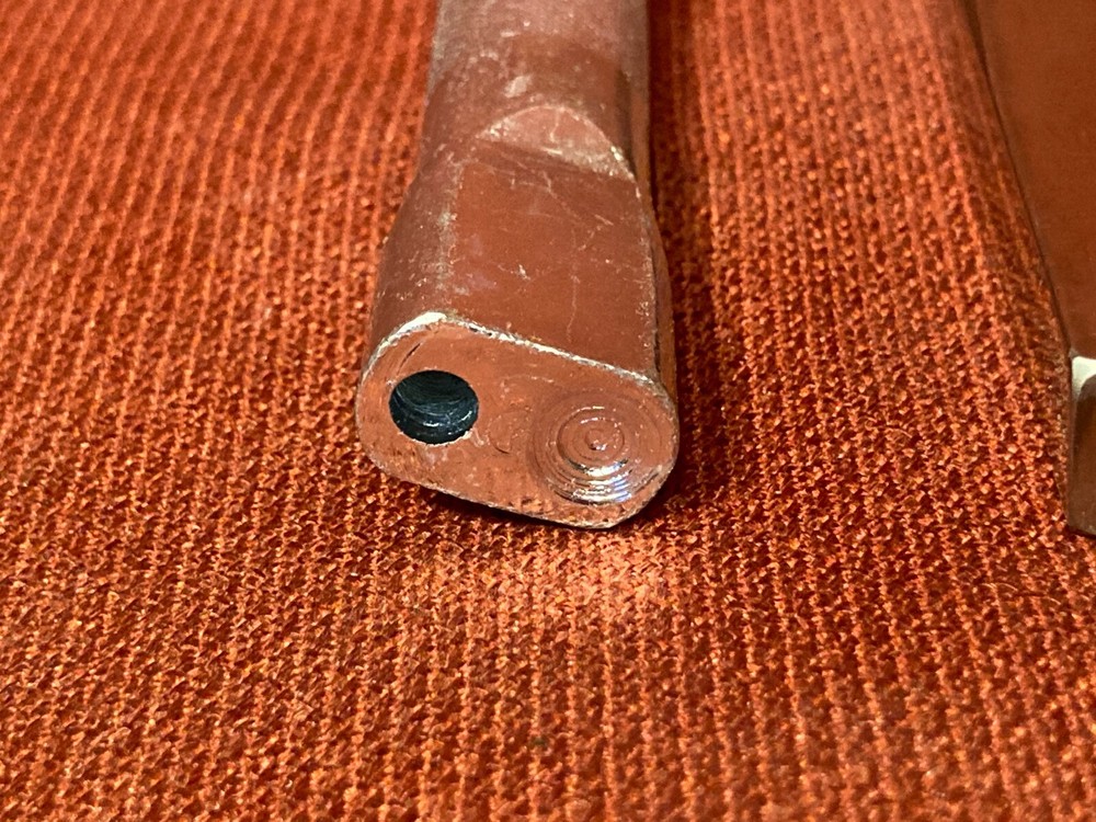 Burr Setting Tool for Brass & Copper Belt Rivets #9 & #12 sizes