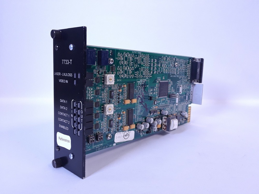 GE SECURITY S7733DVT-RST1 SM Video 2-Way 2-CH MPD Data, Rx, Rack