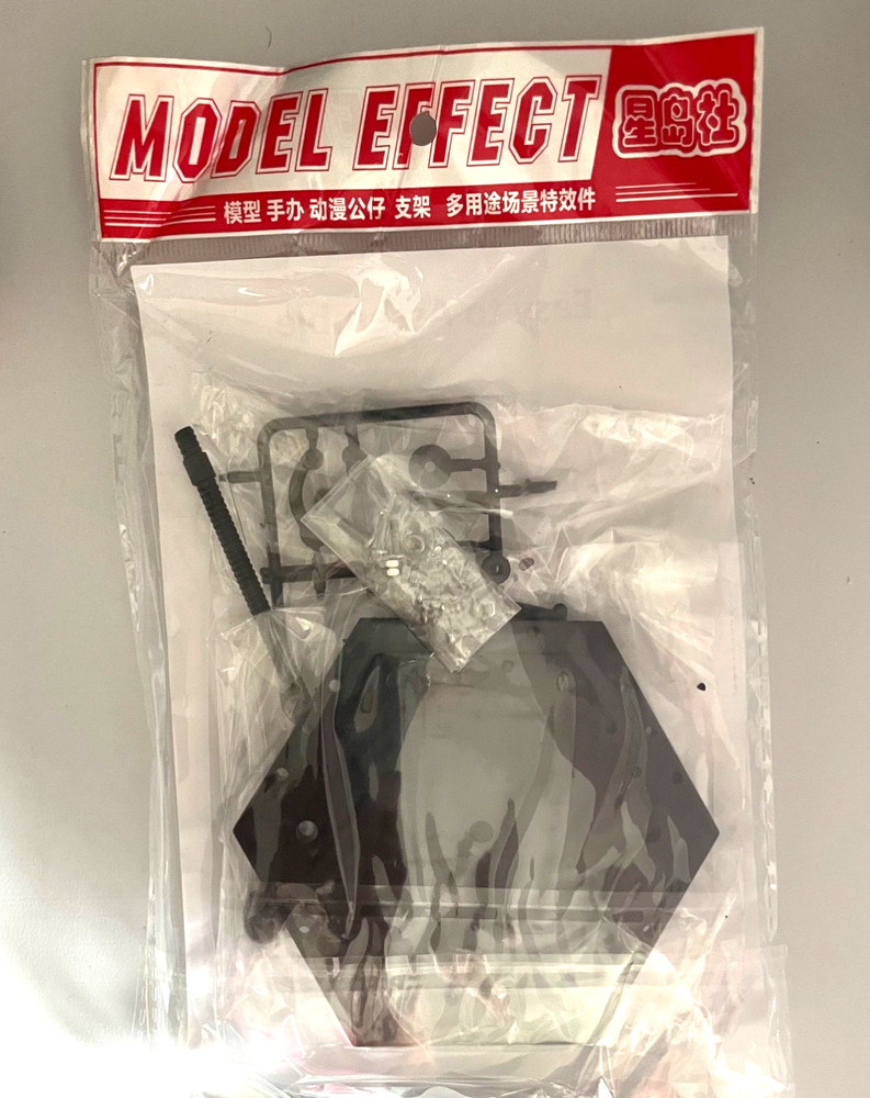 2X - ACTION FIGURE DISPLAY STANDS BLACK 6” FULLY ADJUSTABLE METAL SUPPORT POLE