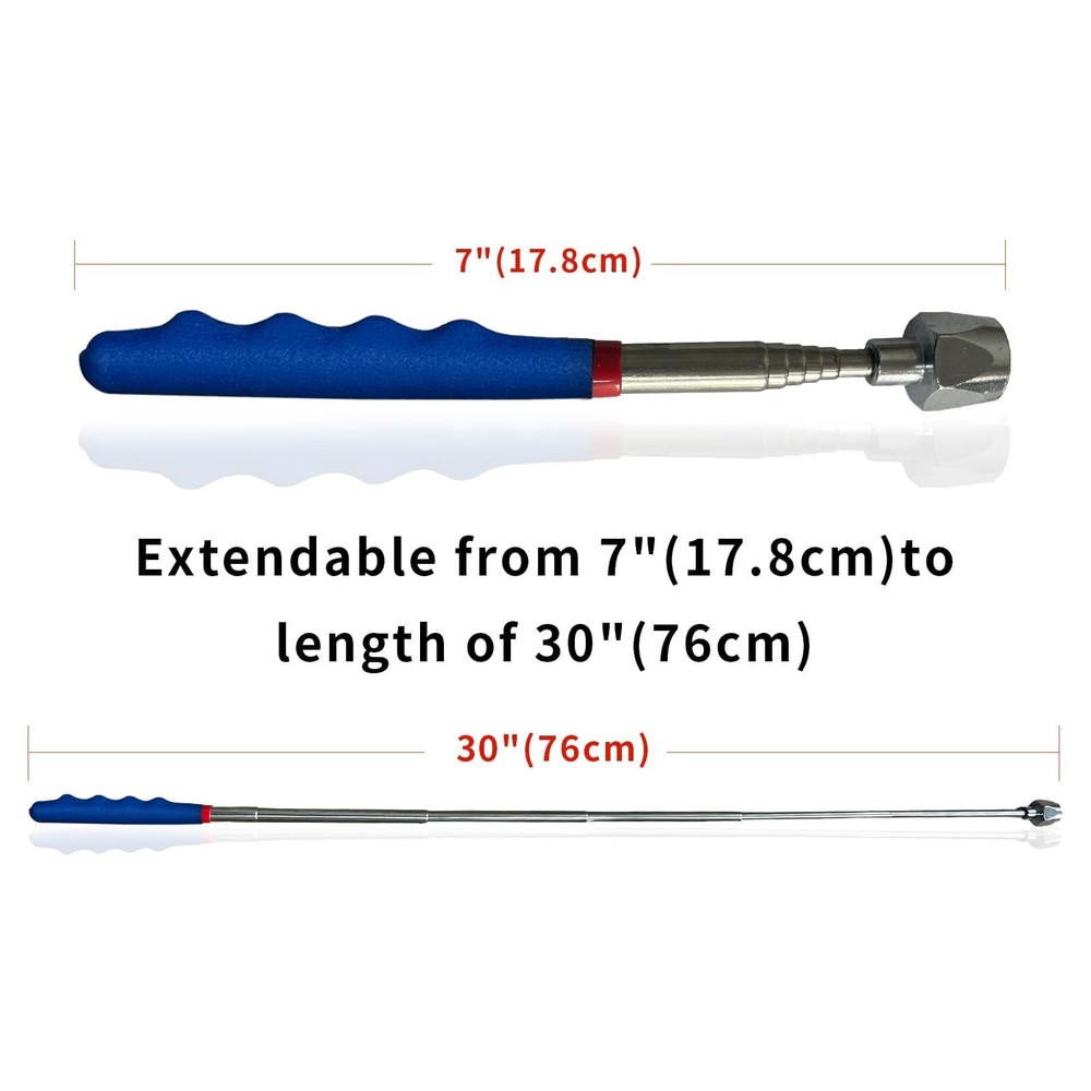 Telescoping Magnetic Pickup Tool, Stick Rod Extendable multi-tool Gift
