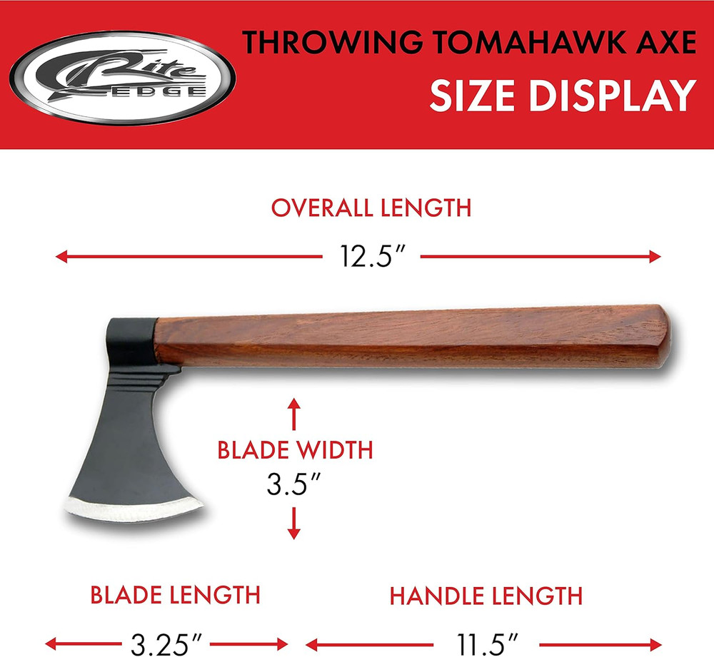Supplies Throwing Tomahawk Axe, Black