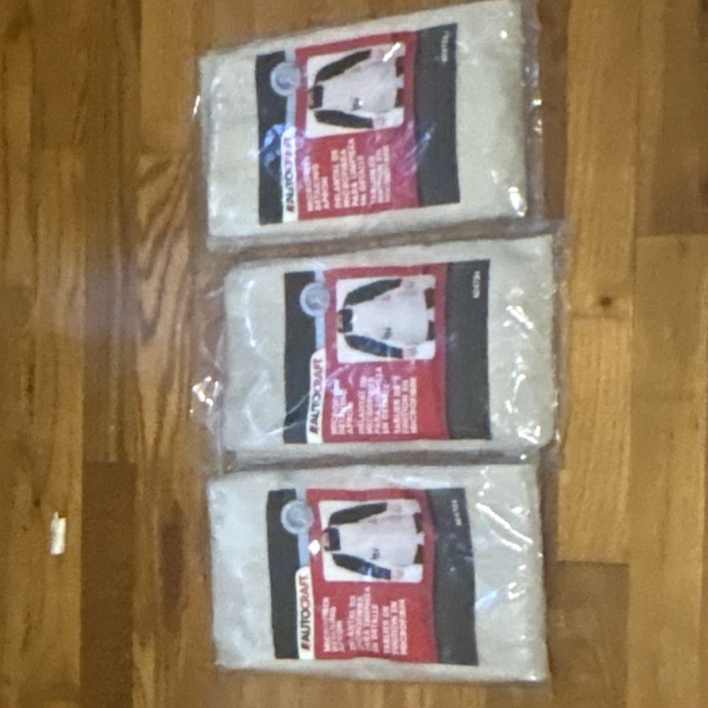 Autocraft Cotton Work Aprons Set of 3 Beige Construction Solid Pattern