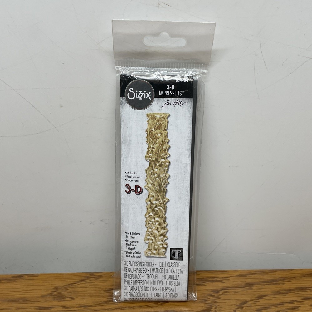 Sizzix Lot Of 13 Embossing Folders, Stamps, Dies Framelits, Thinlits, 3-D