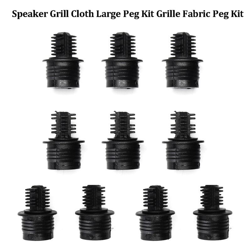 10Pair DIY Speaker Buckles ABS Plastic Speaker Grill Peg Ball Socket