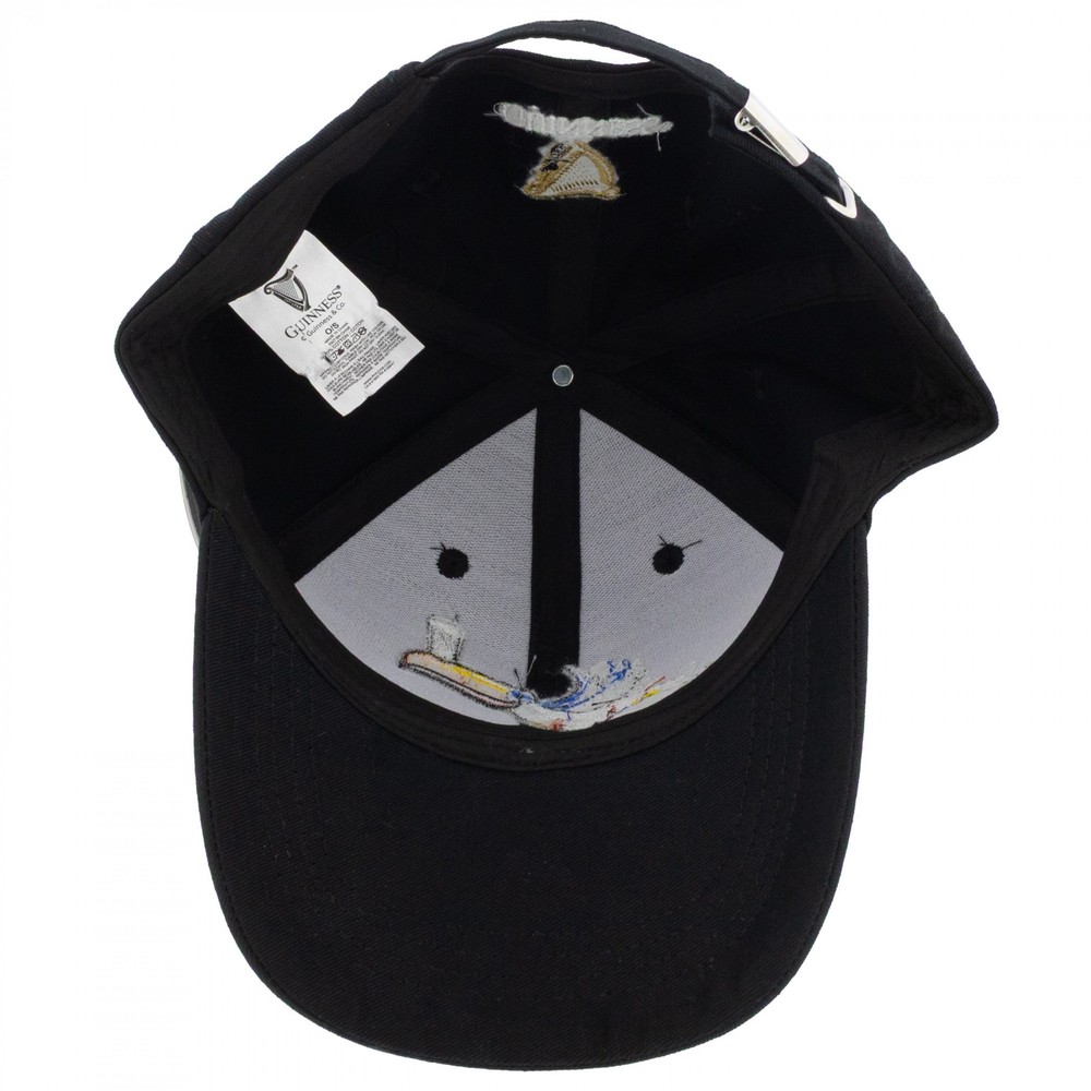 Guinness Beer Toucan Adjustable Black Hat Black