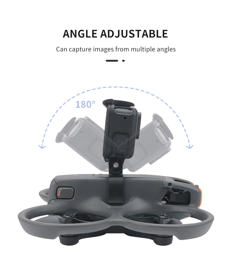 For DJI Avata 2 Transit Camera Transfer Sport Camera Upper Expansion Bracket