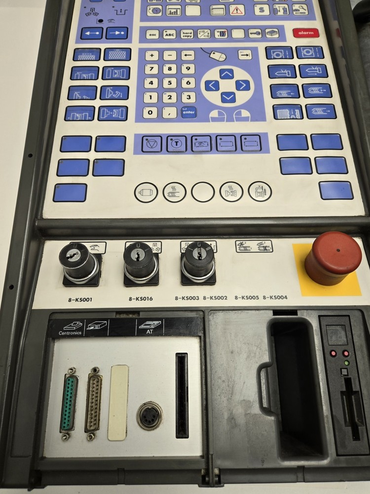 KRAUSS MAFFEI MC4 INJECTION MOLDING PRESS CONTROL OPERATOR PANEL.