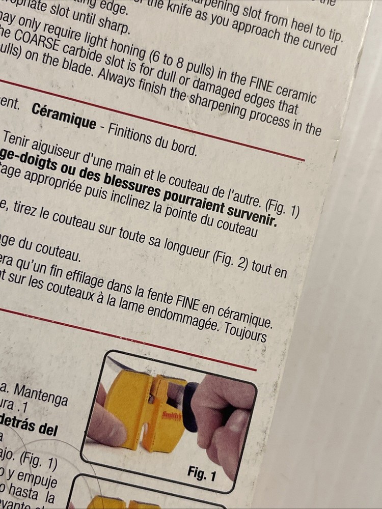 SMITH KNIFE SHARPENER 2 STEP NEW!!!