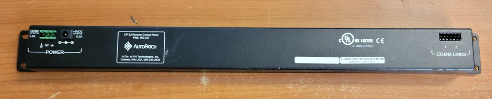 AutoPatch Remote Control Panel CP-32 900-237 32 Button - 1U