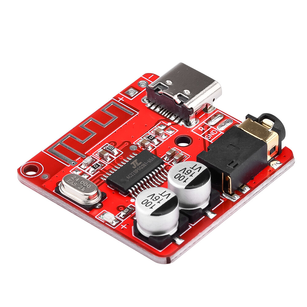 3.7V-5V Mini Bluetooth 5.0 Audio Receiver MP3 Decoder Lossless Amplifier Module
