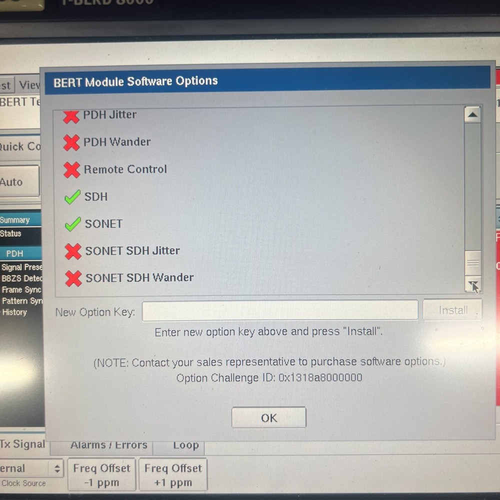JDSU T-Berd 8000 10G Network Analyzer w/ Charger #1