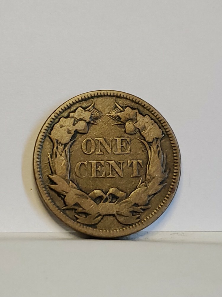 1857 Flying Eagle Penny#74h