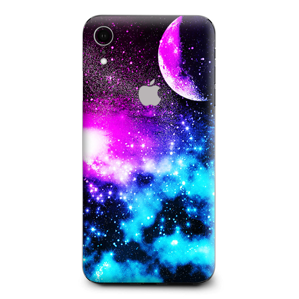 Skins Decal Wrap for Apple iPhone XR - Galaxy Fluorescent