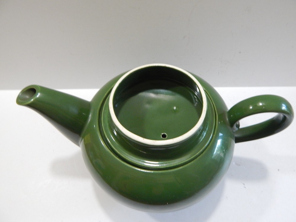 Green Ceramic Coffee Teapot w/ lid