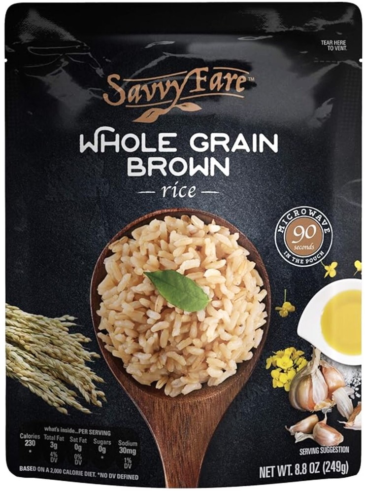 90 Second Brown Rice Sterile 8.8 oz Use for Gourmet Mushroom Spawn Tek 6 Packets
