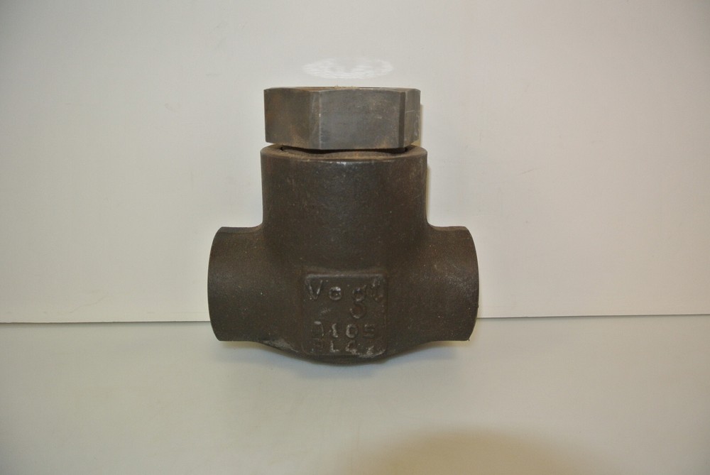 1" VOGT FLOWSERVE 2191 CHECK VALVE THREADED A105 NEW