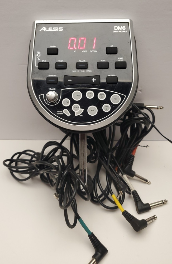 Alesis DM6 Electronic Drum Set Module with Power Supply and Cables