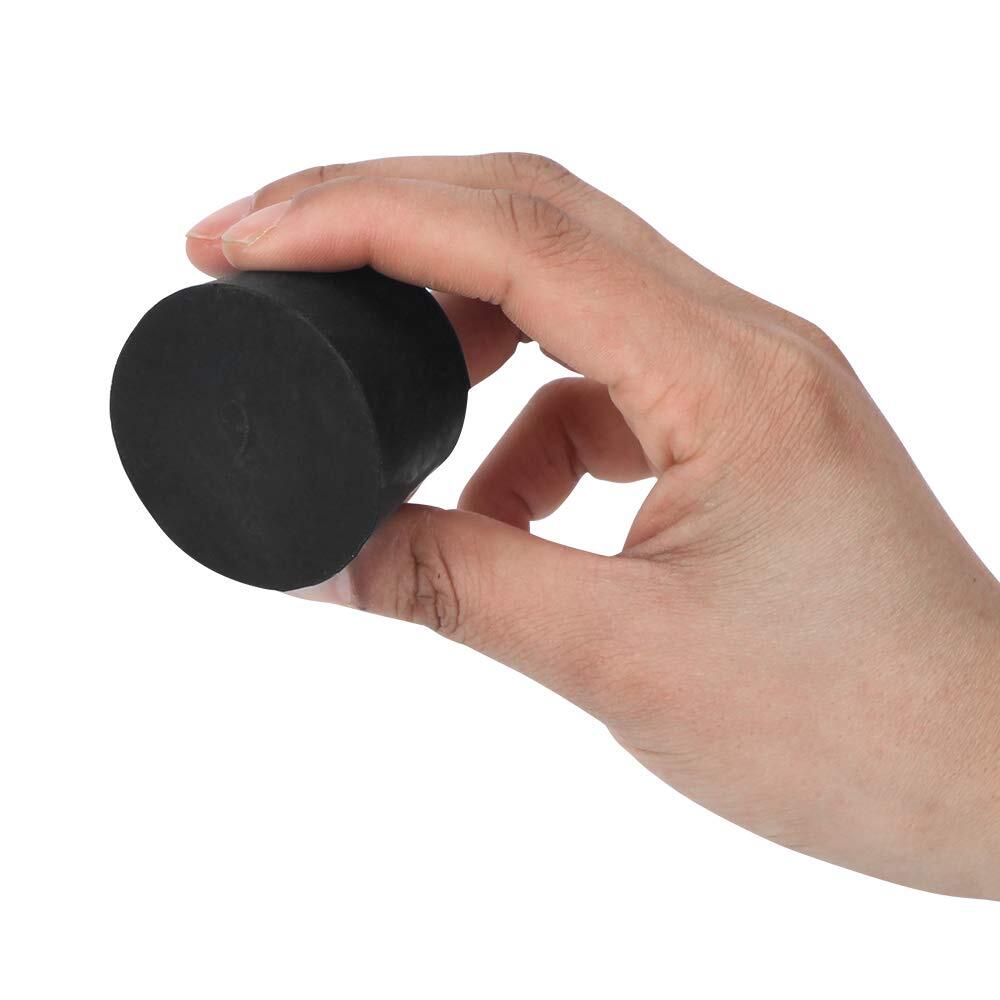 4-Pack Same Size Large Solid Rubber Stoppers - Size #9-45Mm