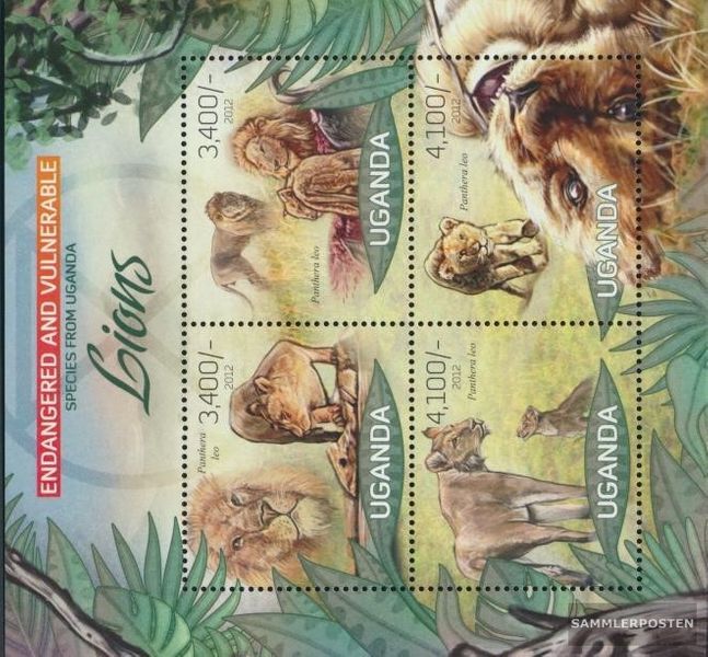 uganda 2975-2978 Sheetlet (complete issue) MNH 2012 Flora