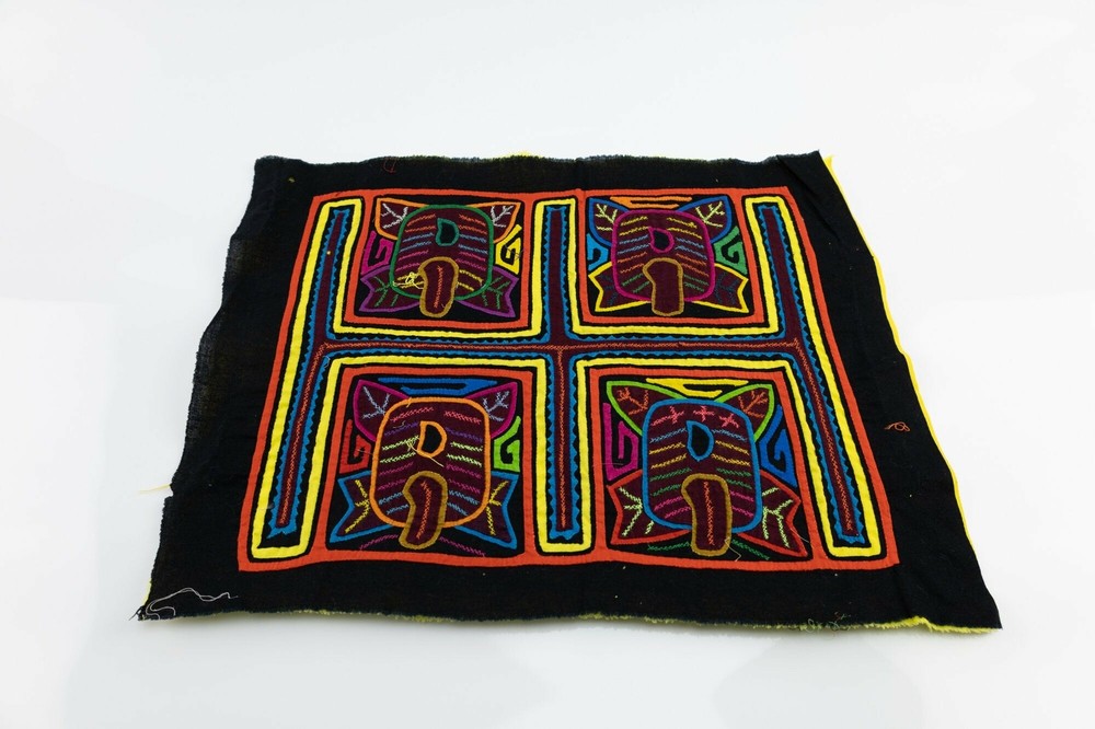 Hand Stitched Panama Mola Snout Textile