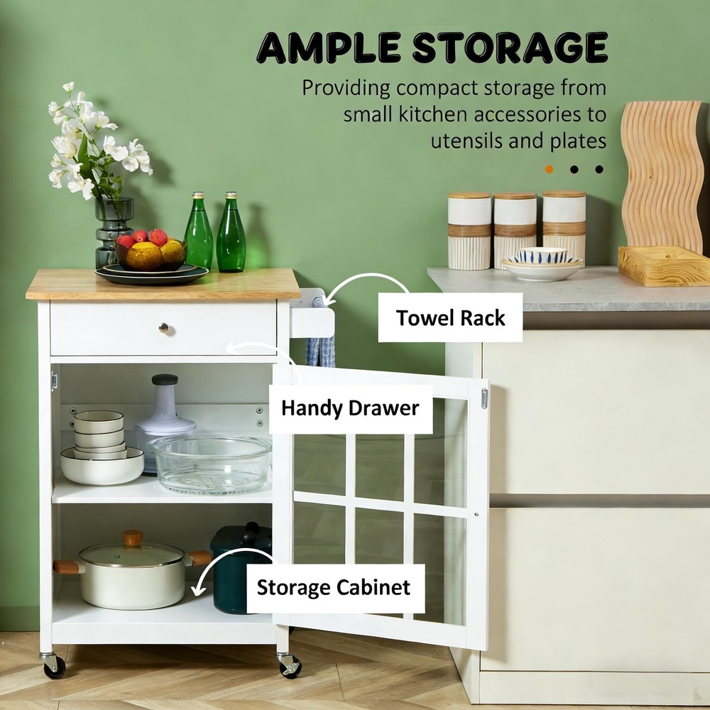 Mobile Kitchen Island,Portable Kitchen Cart