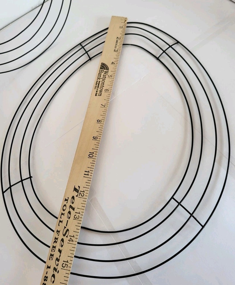 Egg Shaped Wire Frames Set Of 2 Metal Wreath Crafting