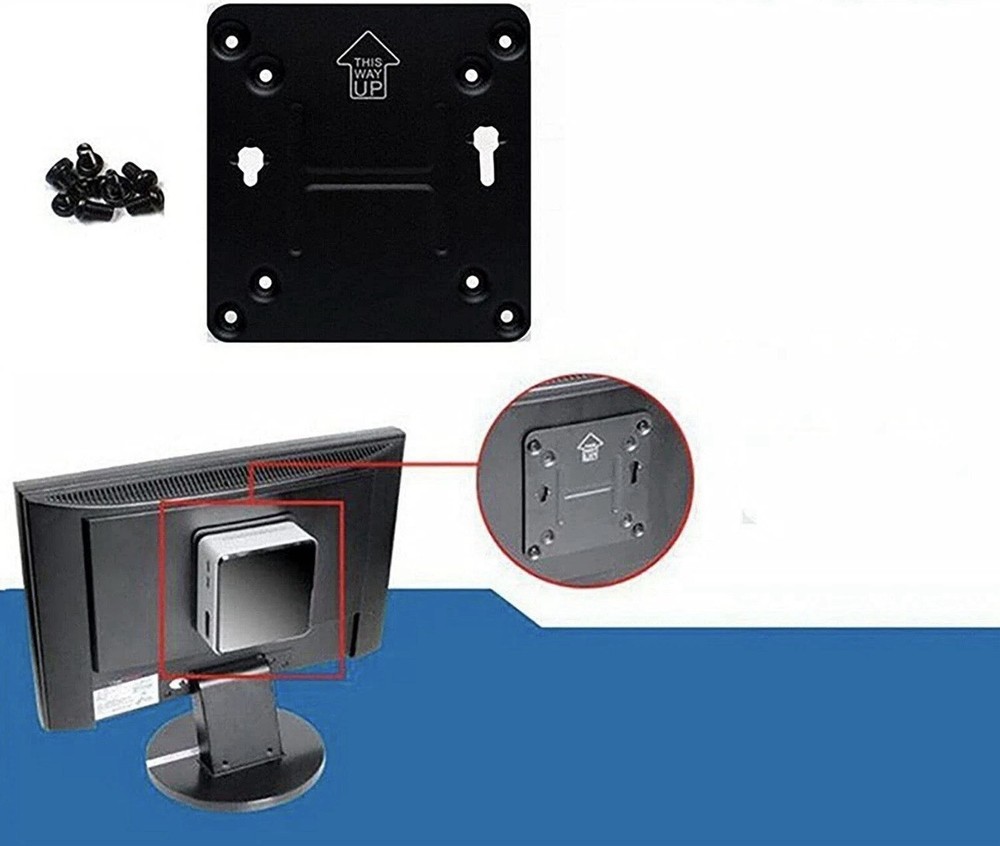 Intel NUC Vesa Mount Bracket Plate With Screws Asus