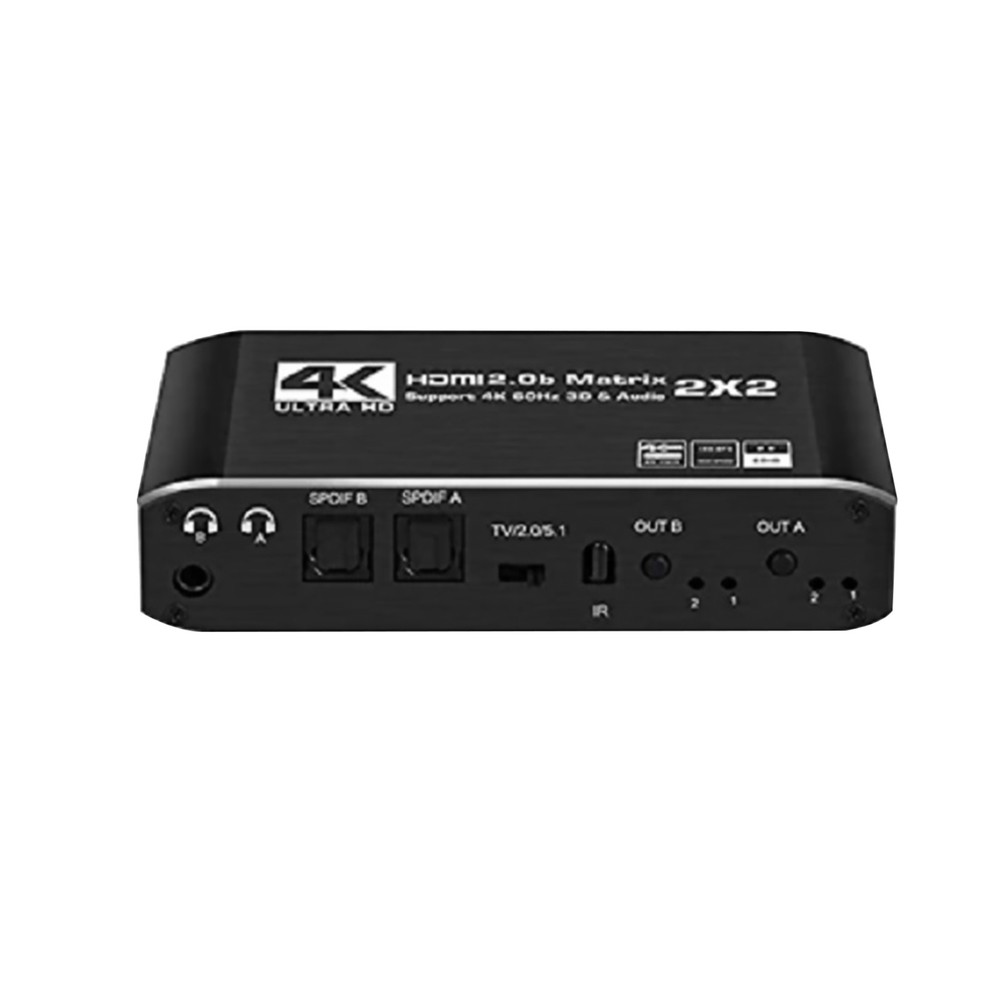 2 in 2 out  4K HDMI Matrix Switch 2x2 Full HD 1080P Video Processor Adapter E