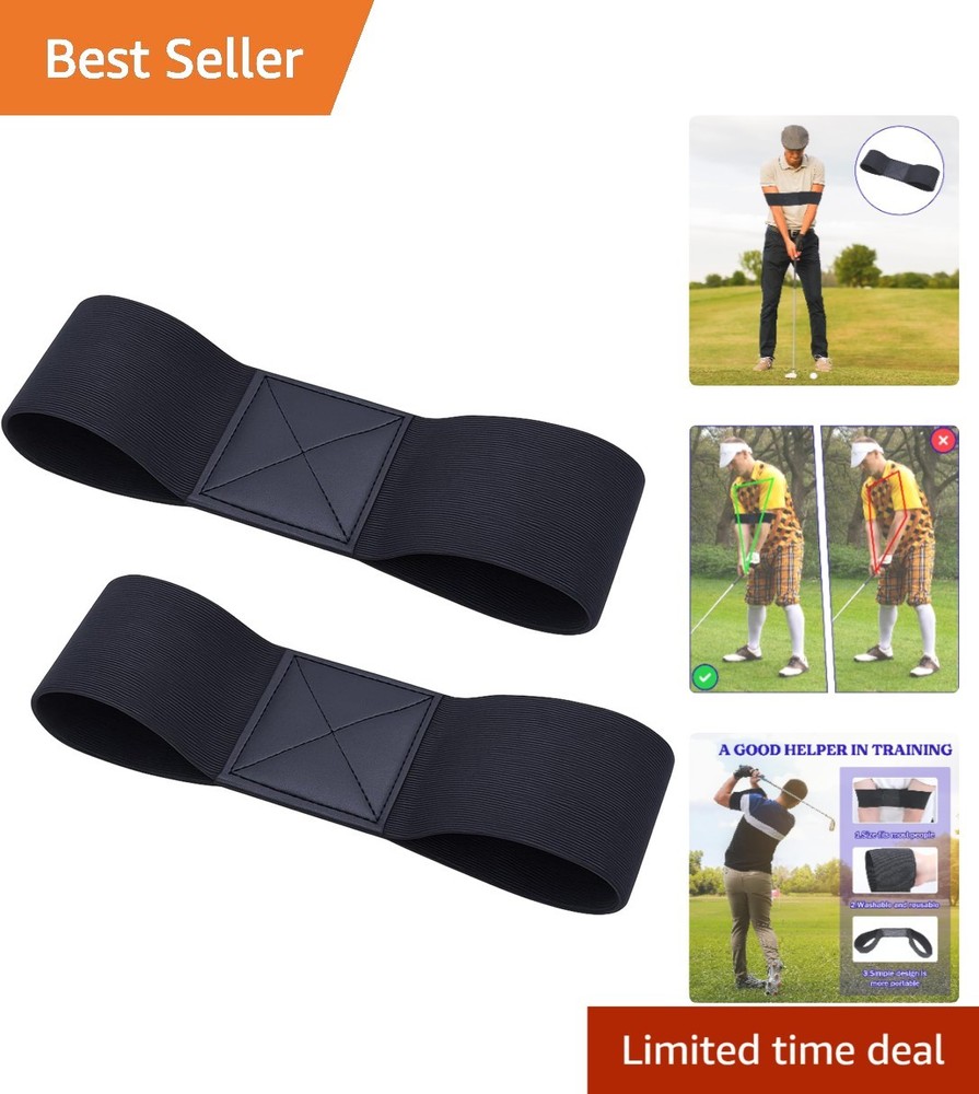High-Quality Golf Swing Trainer Bands - 2 Elastic Aids for Effective Practice