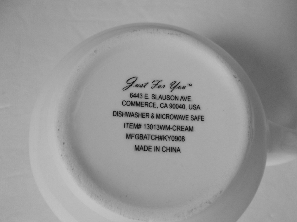 Just For You 3" Ceramic Creamer