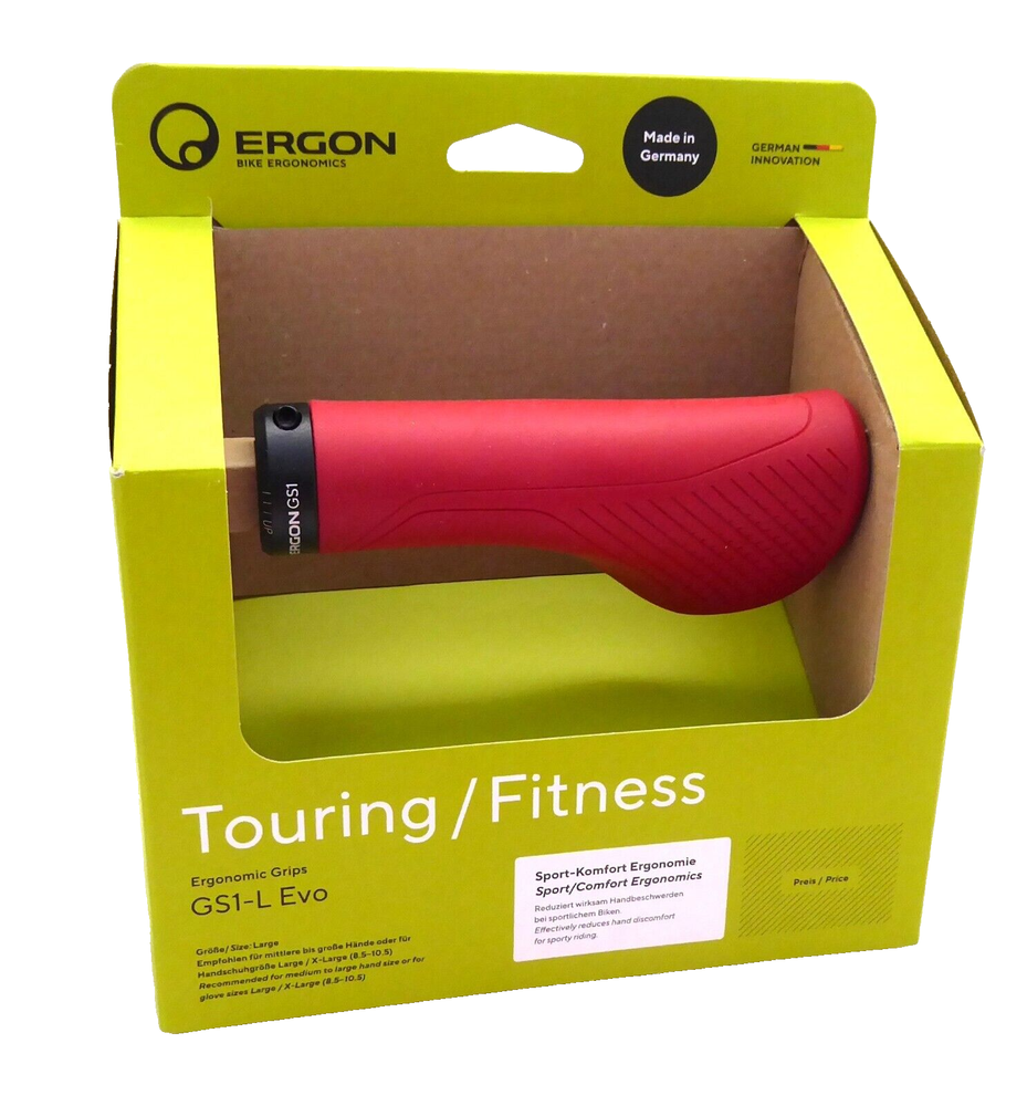 Ergon GS1 Evo Grips - Large, Red