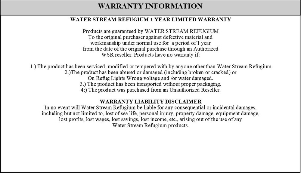 Refugium CHAETO LED Light WSR8L12V