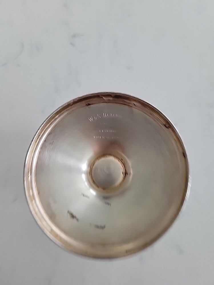 Antique Blackinton E.P. On Brass Silver goblet