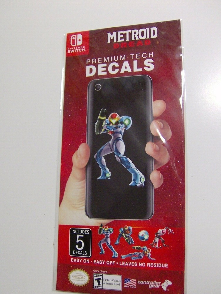 METROID DREAD TECH DECALS PROMO