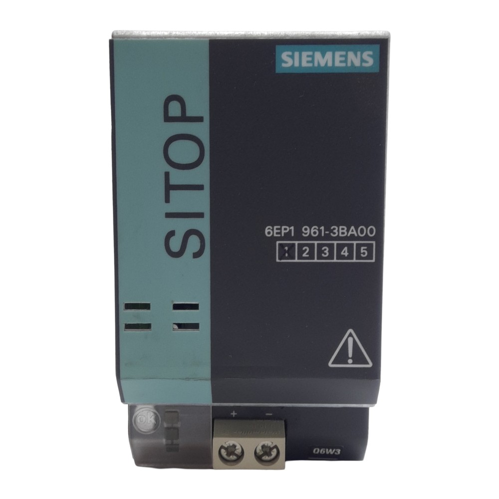 Siemens 6EP1 961-3BA00 SITOP Buffer Module, 24-28.8VDC Input, 24VDC Output