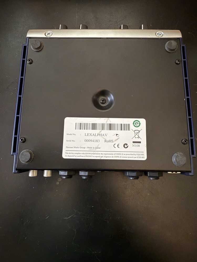 Lexicon Alpha LEXALPHAV Desktop Recording Studio Bundle /w Cables and Software