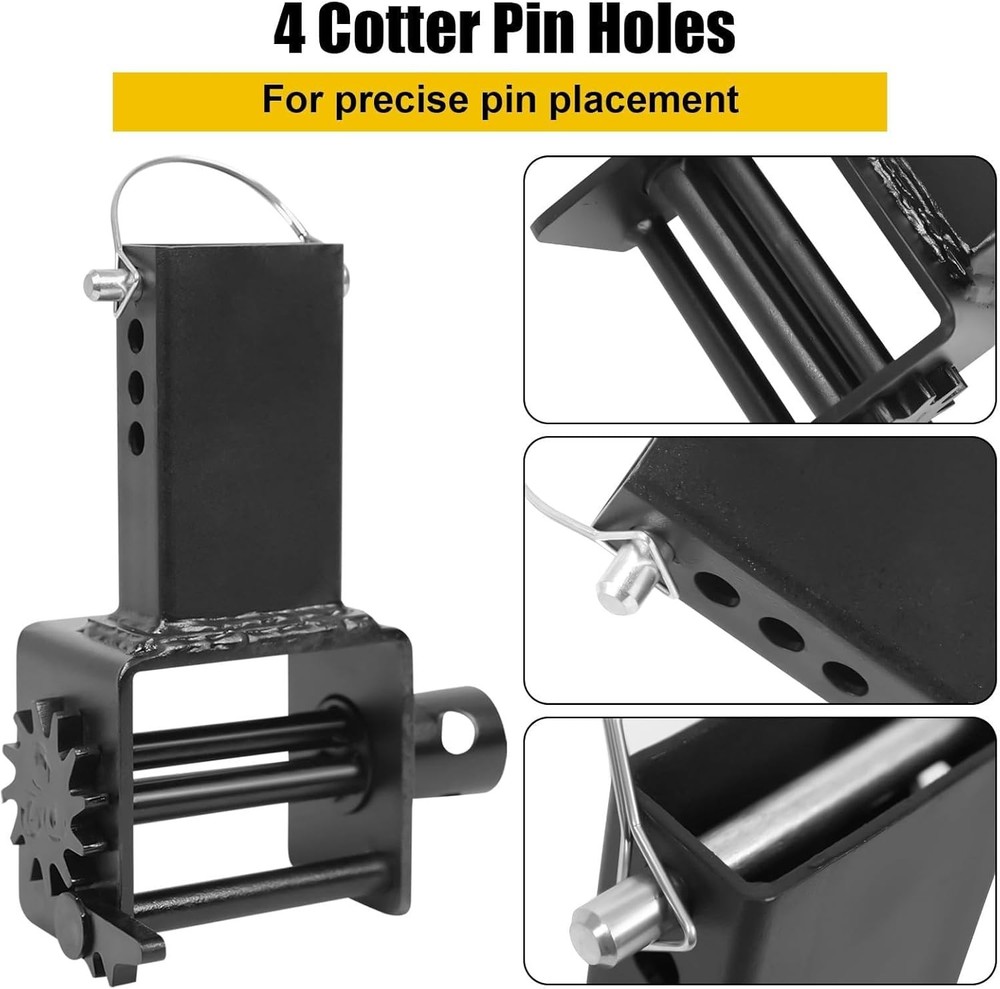 2 Pack Weld On Winch Flatbed Truck Trailer Winch for 2"- 4" Winch Strap