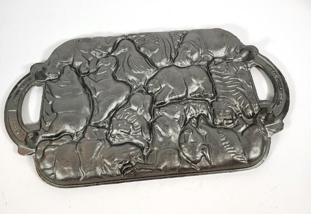 John Wright Animal Puzzle Cast Iron Mold 1984 New, Unused