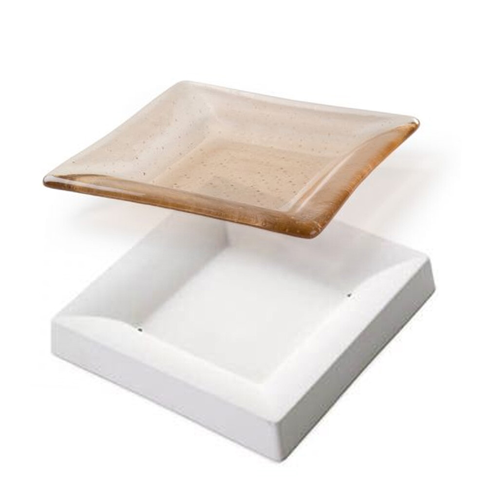 Bullseye 6.3" Square Plate Mold