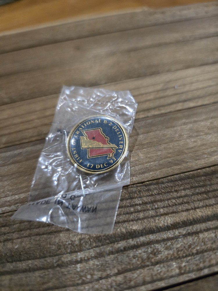 1993 First Operation B-2 Delivery Pin. New